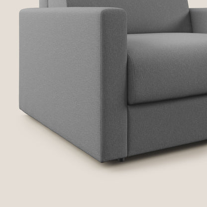 Chris poltrona letto in tessuto impermeabile T13 grigio