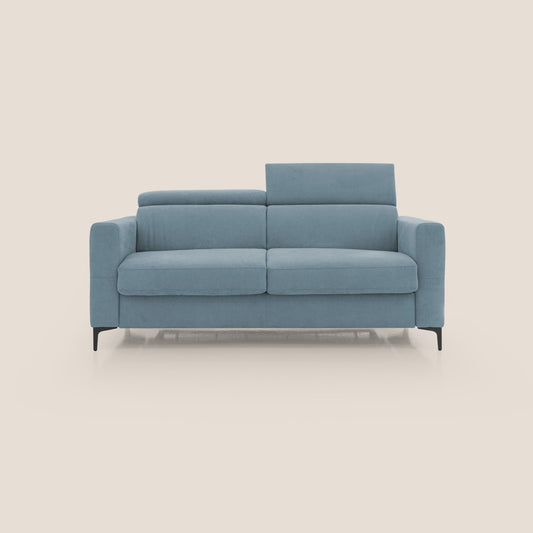 Gardenia divano letto materasso alto 18 cm con poggiatesta reclinabili e rivestimento impermeabile T02 carta da zucchero