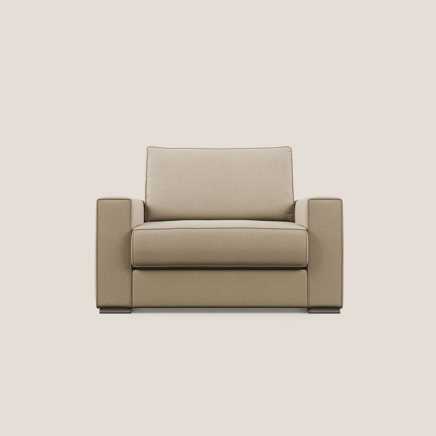 Dream poltrona letto in tessuto smacchiabile T05 beige