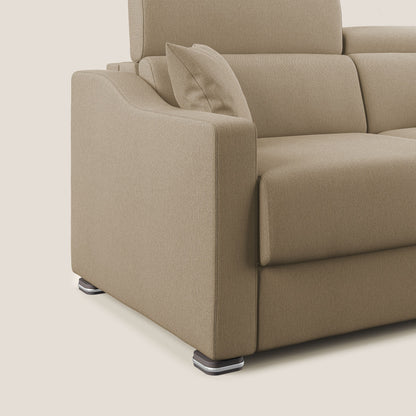 Divano letto matrimoniale Amber in tessuto smacchiabile T05