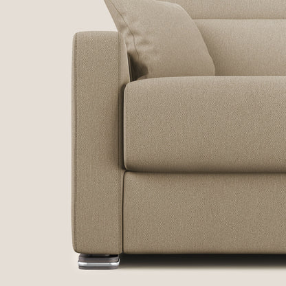 Divano letto matrimoniale Amber in tessuto smacchiabile T05