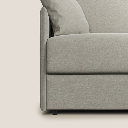 Evans Divano letto in tessuto ecosostenibile lino