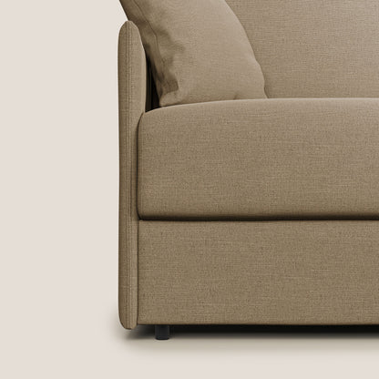 Evans Divano letto in tessuto Ecosostenibile beige