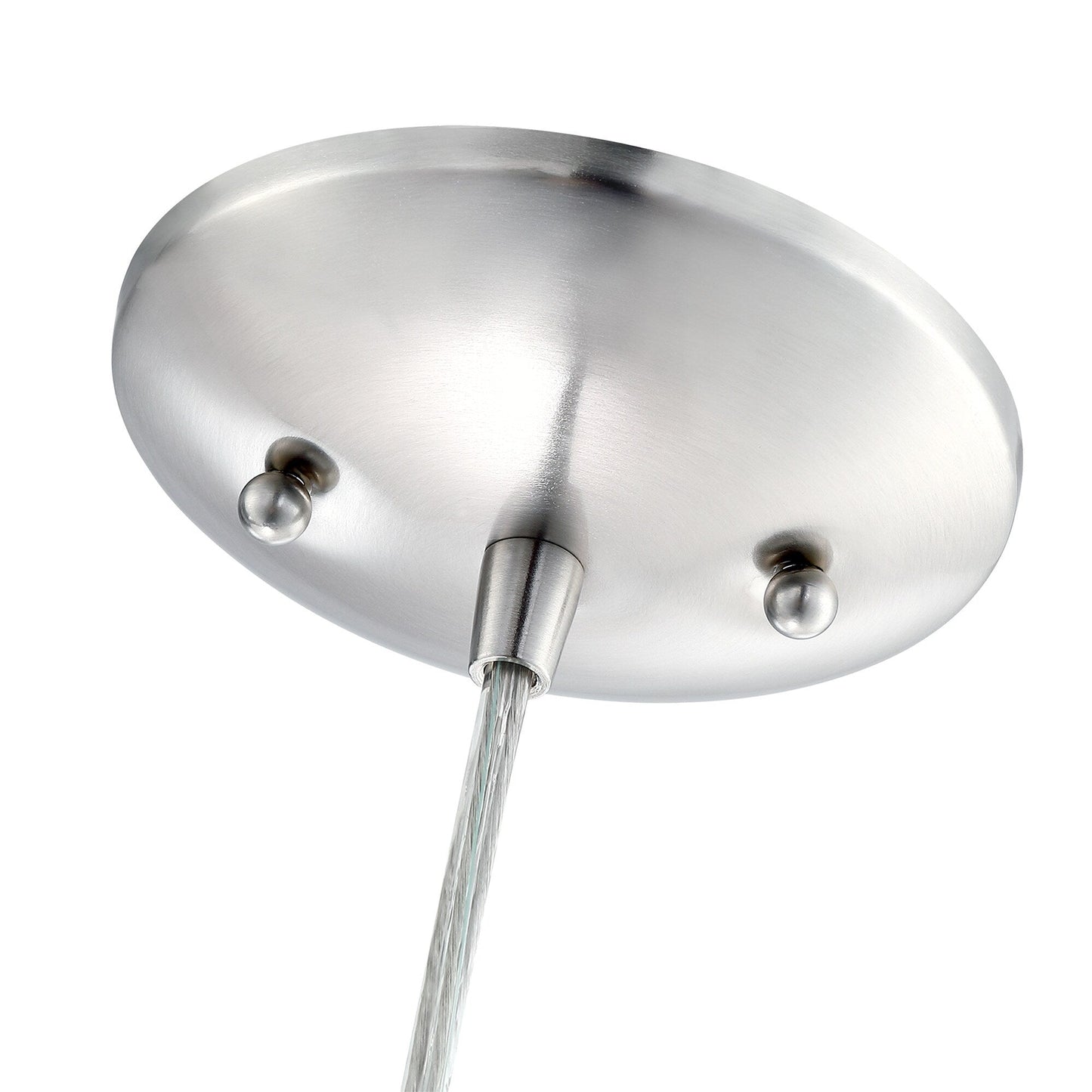 1-Light Kitchen Island Teardrop Clear Glass Pendant（1 or 3-pack can be chosen)