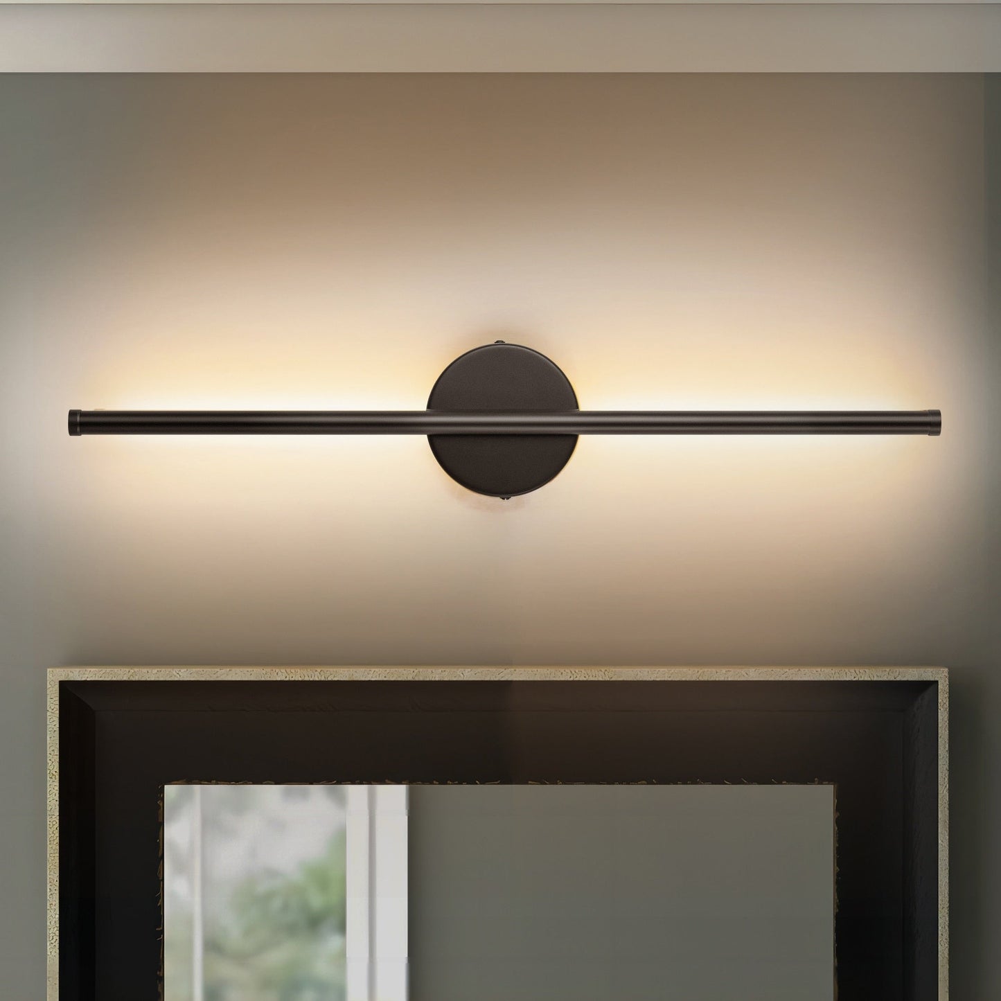 1-Light 23.6 in. Modern Linear Dimmable Integrated LED Bathroom Vanity Light Wall Sconce