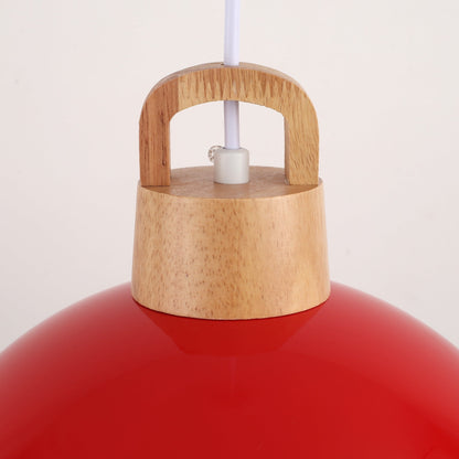 1-Light Modern Pendant Light Fixture with Plug-in Switch for Kitchen Island