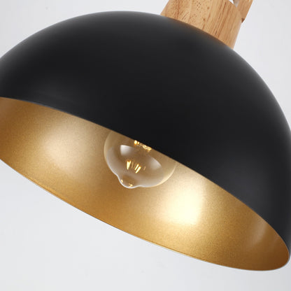 1-Light Modern Pendant Light Fixture with Plug-in Switch for Kitchen Island