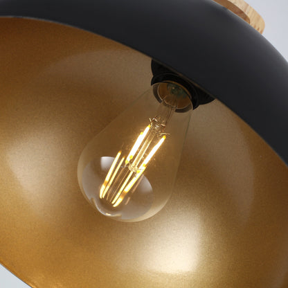 1-Light Modern Pendant Light Fixture with Plug-in Switch for Kitchen Island