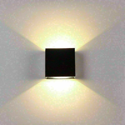 1 Pc LED Wall Lights Up Down Cube Sconce Lamp