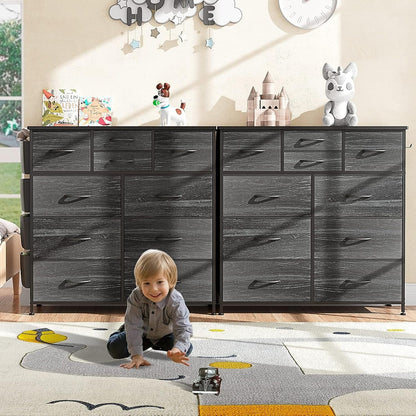 10 Drawer Dresser Fabric Closet Storage Tower Organizer Unit Bedroom