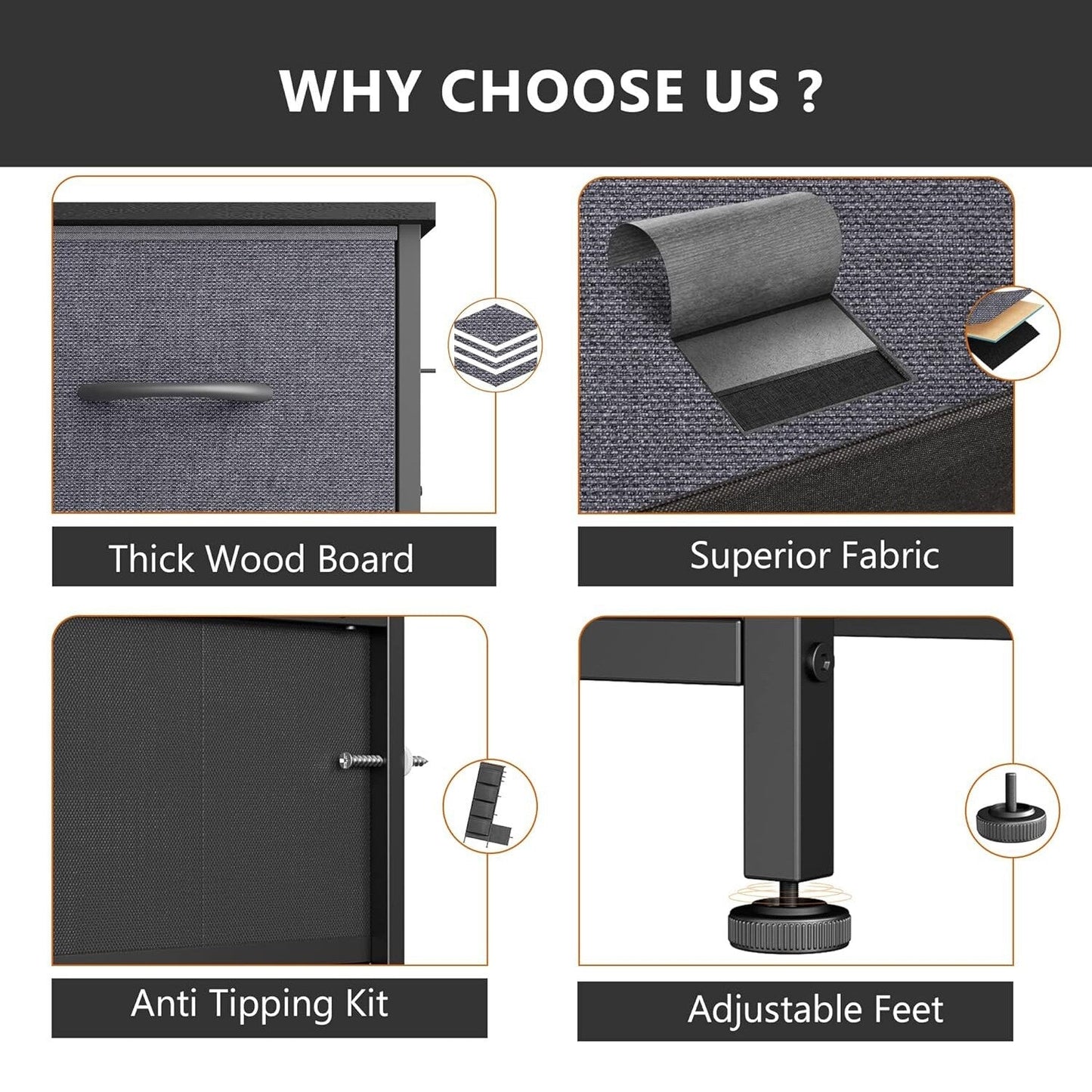 10 Drawer Dresser Fabric Closet Storage Tower Organizer Unit Bedroom