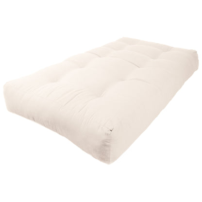 10-inch Thick Twill Futon Mattress (Twin, Full, or Queen)