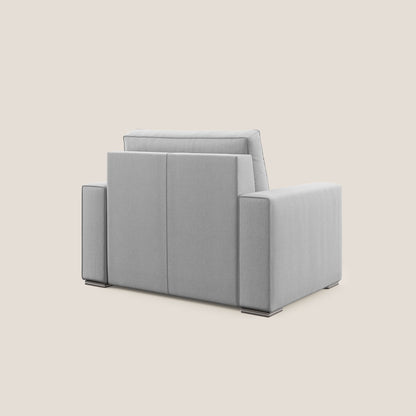 Dream poltrona letto in tessuto smacchiabile T05 grigio