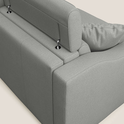 Divano letto matrimoniale Amber in tessuto smacchiabile T05