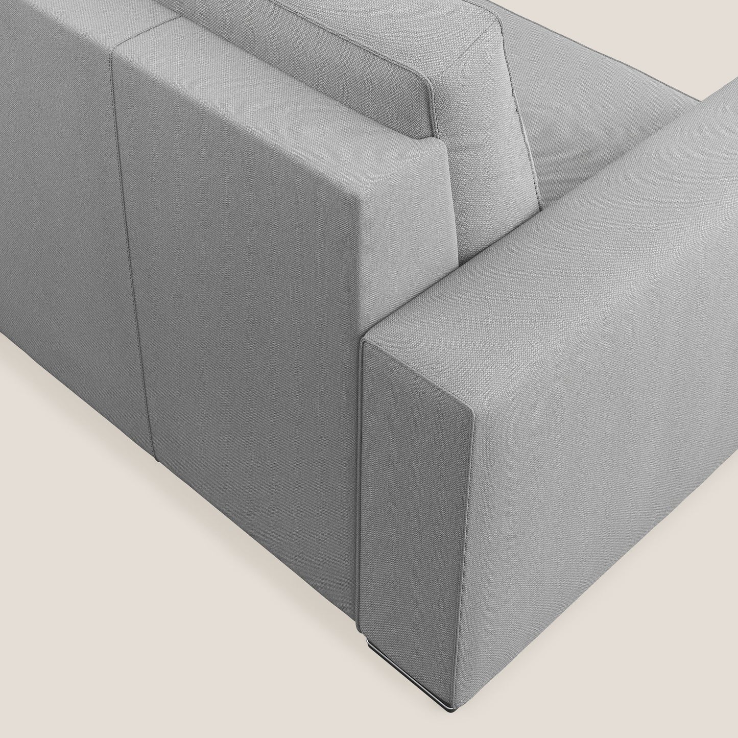 Dream poltrona letto in tessuto smacchiabile T05 grigio