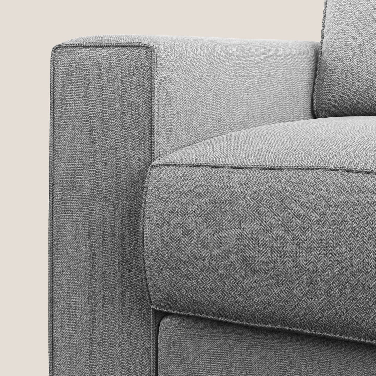 Dream poltrona letto in tessuto smacchiabile T05 grigio