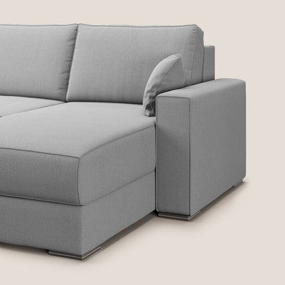 Dream Divano letto angolare in tessuto smacchiabile T05 grigio 