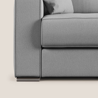 Dream Divano letto angolare in tessuto smacchiabile T05 grigio 