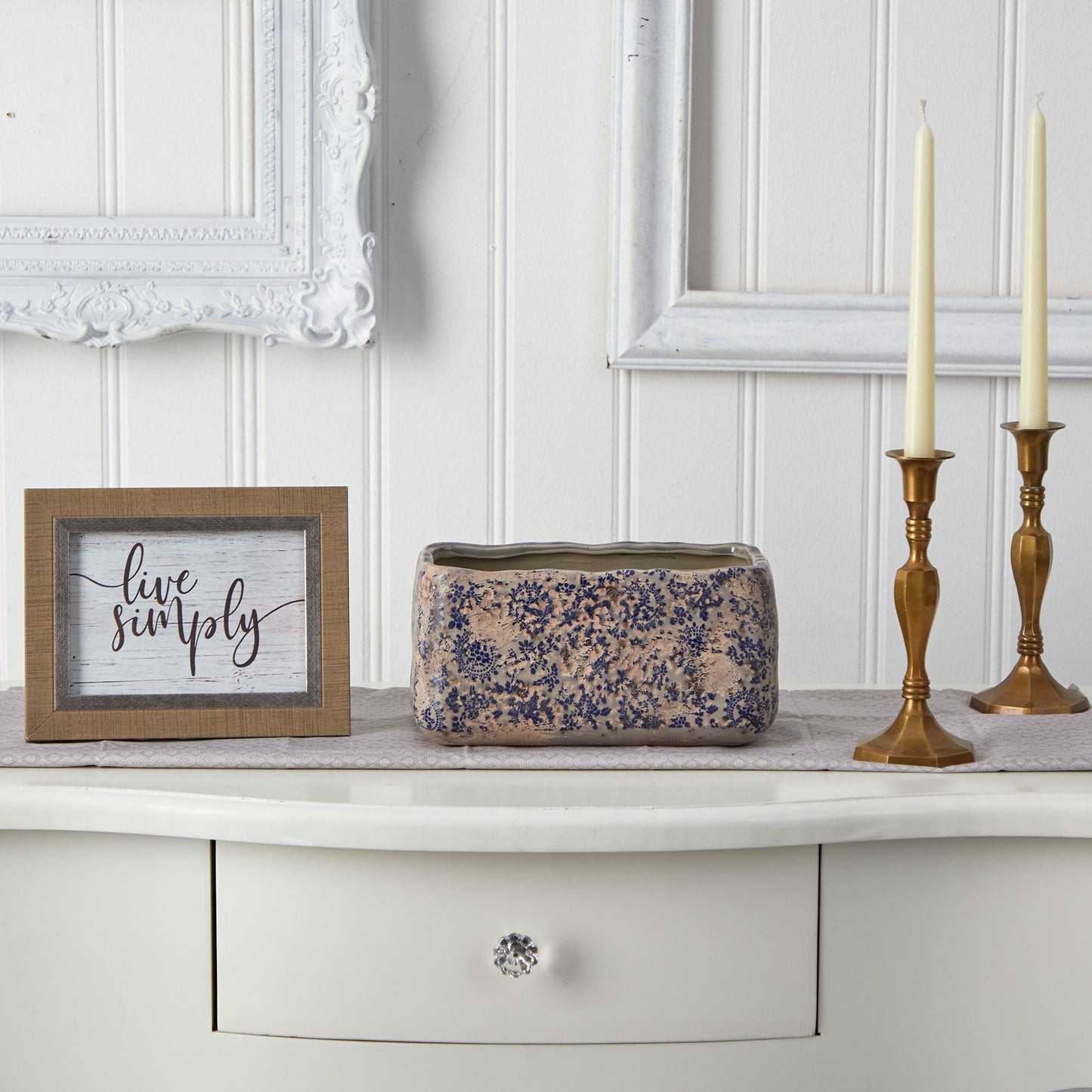 10 Tuscan Ceramic Rectangle Planter