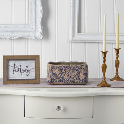 10 Tuscan Ceramic Rectangle Planter