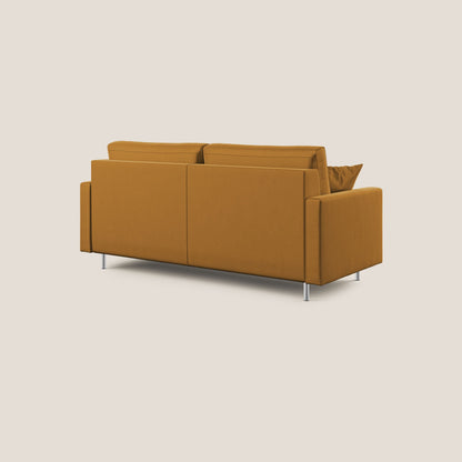 Andromeda divano letto matrimoniale in velluto morbido impermeabile T01 oro