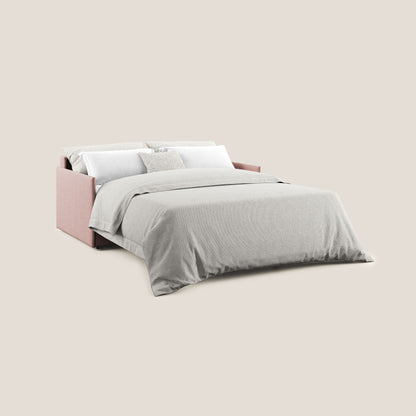 Evans Divano letto in tessuto ecosostenibile salmone