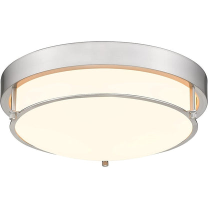 12 Inch 2-Light Flush Mount Light Fixture, Modern Ceiling Light