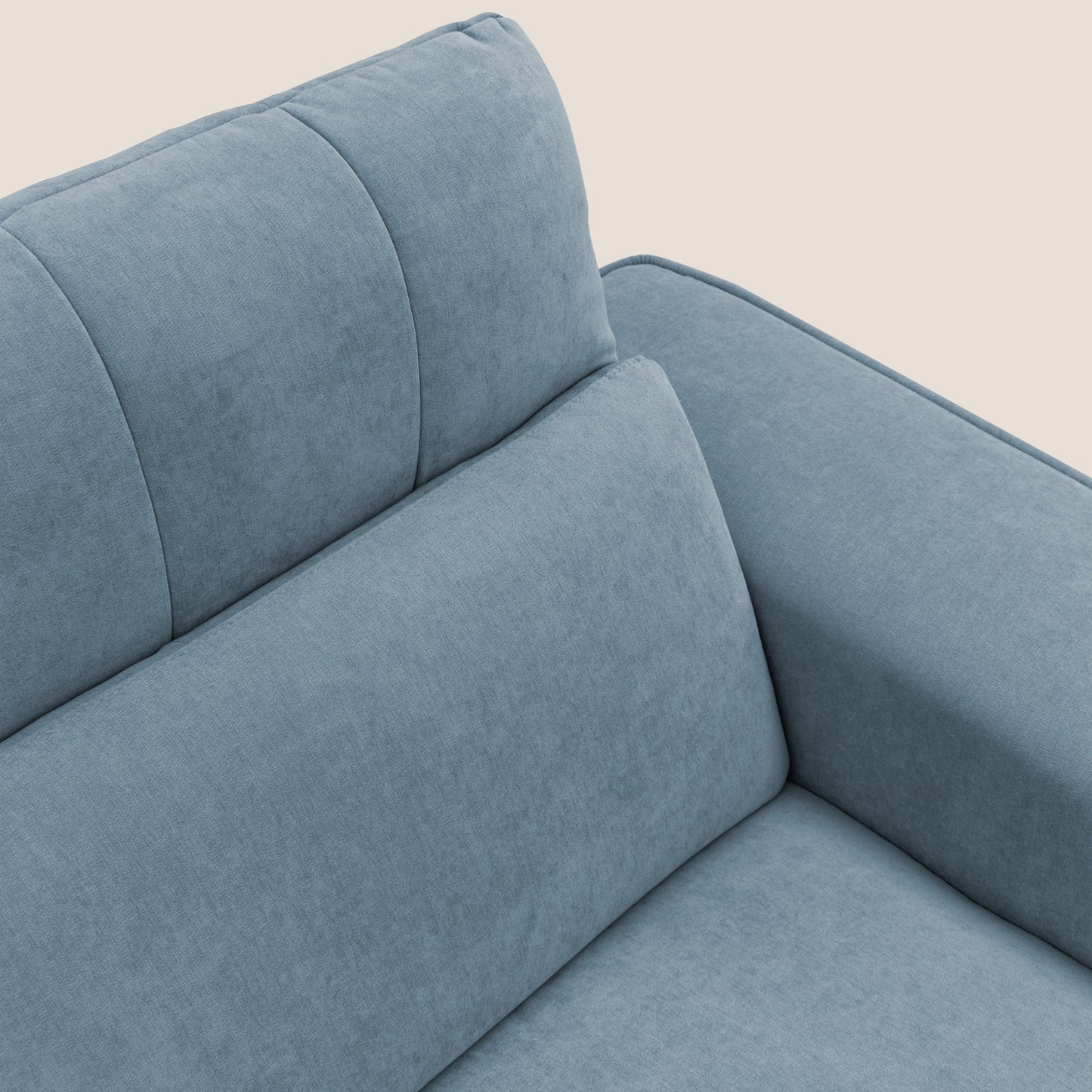 Clark Divano modulare 3 sedute con opzione relax elettrico in tessuto smacchiabile impermeabile T17 carta da zucchero