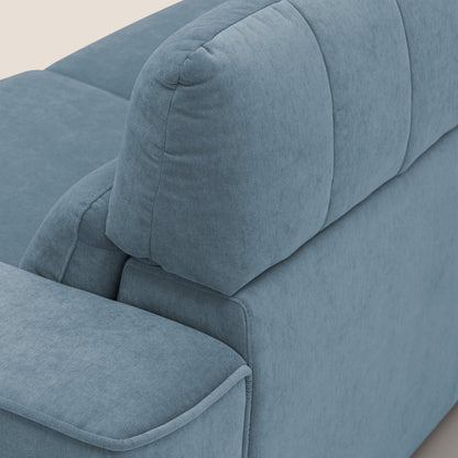 Clark Divano angolare con opzione relax elettrico in tessuto smaltabile impermeabile T17 carta da zucchero