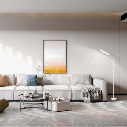 12W Dimmable LED Task/Reading Floor Lamp with Remote and Touch Control - N/A