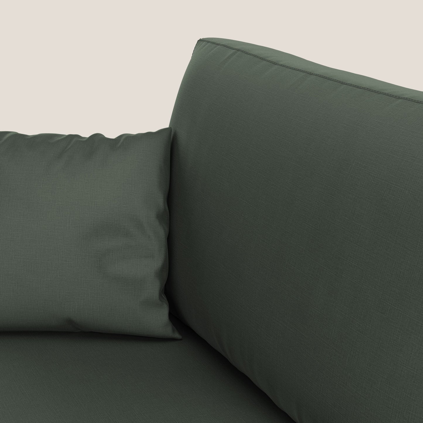 Andromeda divano letto matrimoniale in velluto morbido impermeabile T01 verde