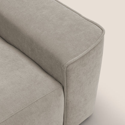 Clark Divano modulare 3 sedute con opzione relax elettrico in tessuto smacchiabile impermeabile T17 beige