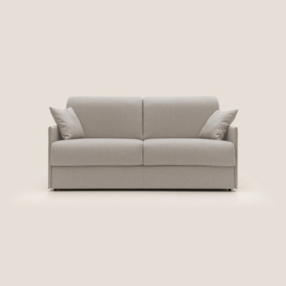 Evans Divano letto matrimoniale in tessuto impermeabile T13 panna