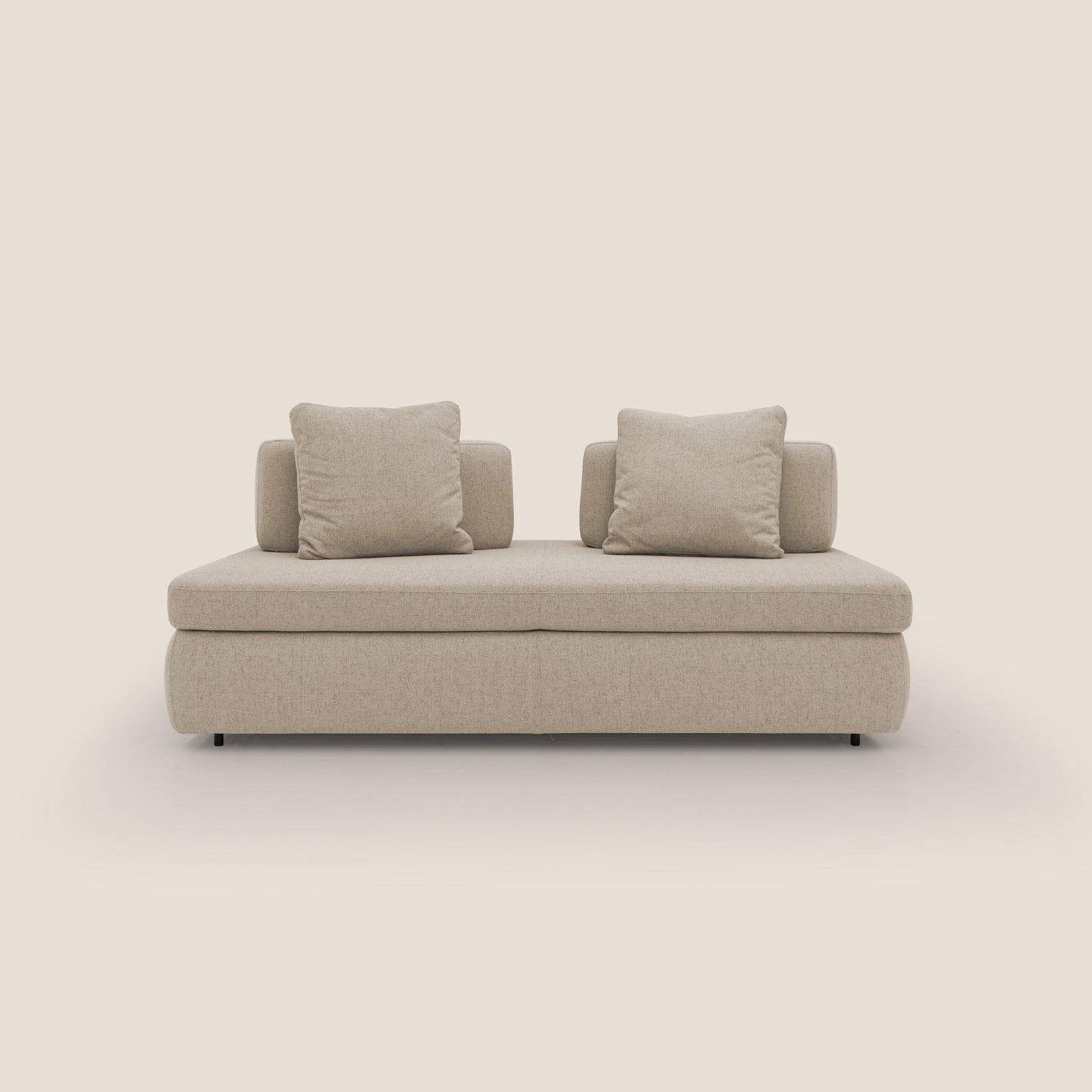 Gransasso Divano letto matrimoniale dal DESIGN innovativo in tessuto impermeabile T03 beige