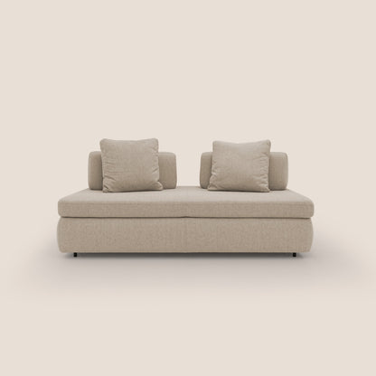 Gransasso Divano letto matrimoniale dal DESIGN innovativo in tessuto impermeabile T03 beige