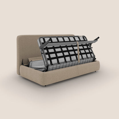 Gransasso Divano letto matrimoniale dal DESIGN innovativo in tessuto impermeabile T03 beige