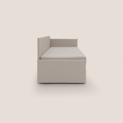 Durini Divano duplex con doppio letto in tessuto simil cotone impermeabile T13 panna 