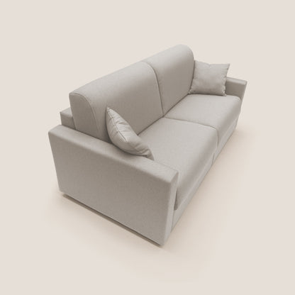 Chris Divano letto matrimoniale in tessuto impermeabile T13 panna