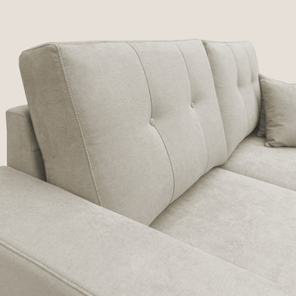 Giove divano in morbido tessuto impermeabile T02 panna