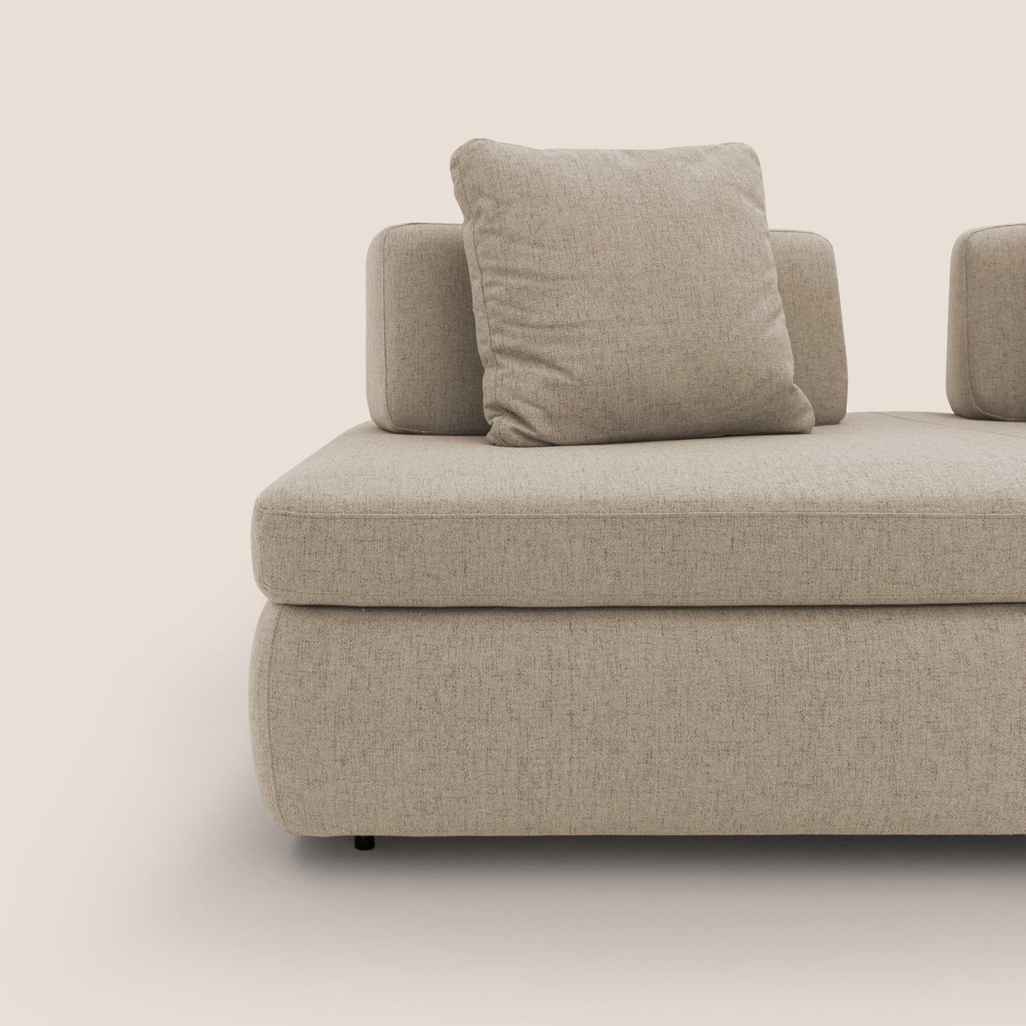 Gransasso Divano letto matrimoniale dal DESIGN innovativo in tessuto impermeabile T03 beige