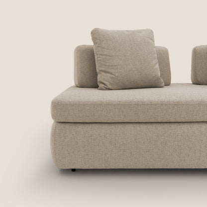 Gransasso Divano letto matrimoniale dal DESIGN innovativo in tessuto impermeabile T03 beige