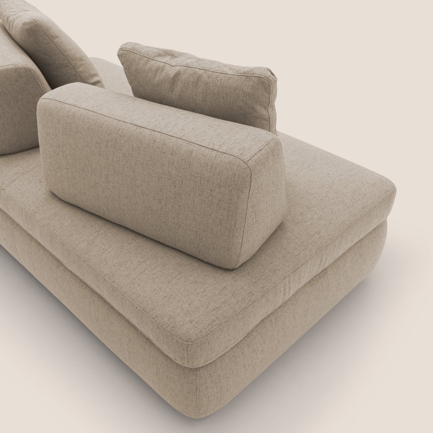 Gransasso Divano letto matrimoniale dal DESIGN innovativo in tessuto impermeabile T03 beige