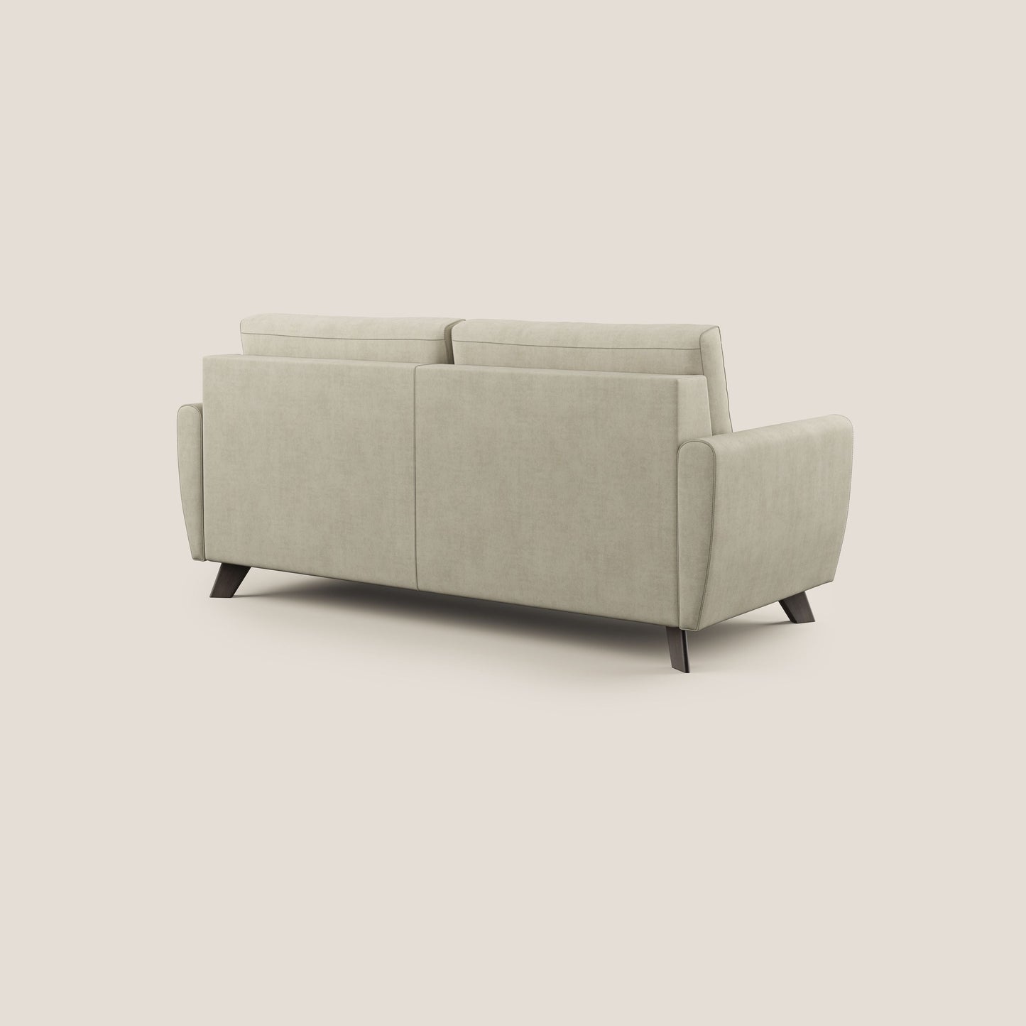 Callisto Divano letto matrimoniale in tessuto morbido impermeabile T02 panna