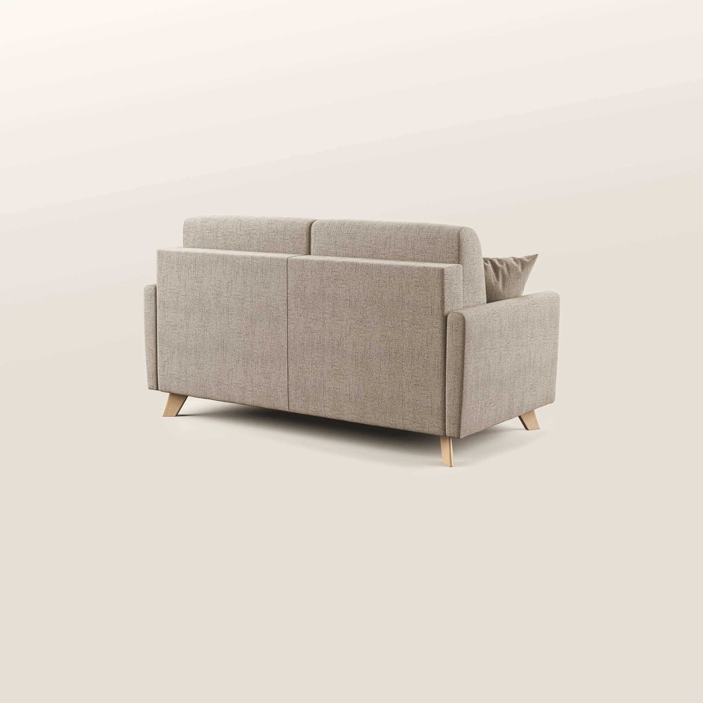 Edgar divano letto matrimoniale in tessuto felis impermeabile T03 beige 