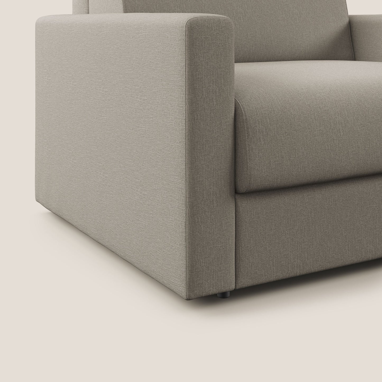 Chris poltrona letto in tessuto impermeabile T13 panna