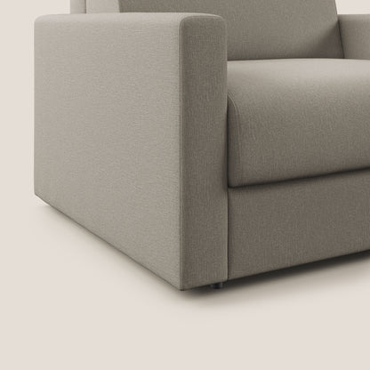 Chris poltrona letto in tessuto impermeabile T13 panna