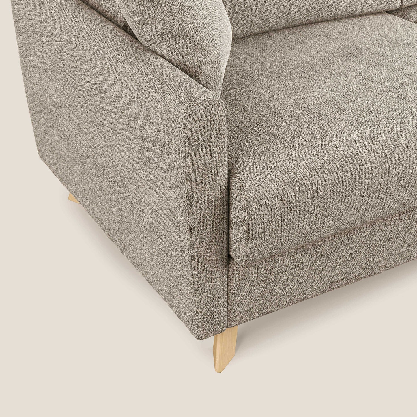 Edgar divano letto matrimoniale in tessuto felis impermeabile T03 beige 