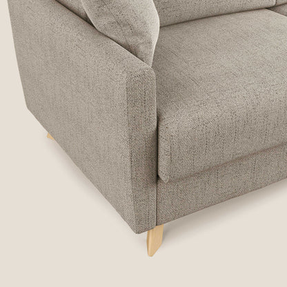 Edgar divano letto matrimoniale in tessuto felis impermeabile T03 beige 