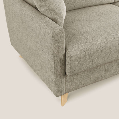 Edgar divano letto angolare in tessuto felis impermeabile T03 beige