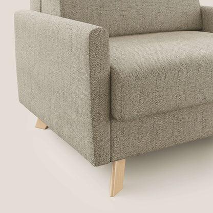 Edgar poltrona letto in tessuto felis impermeabile T03 beige